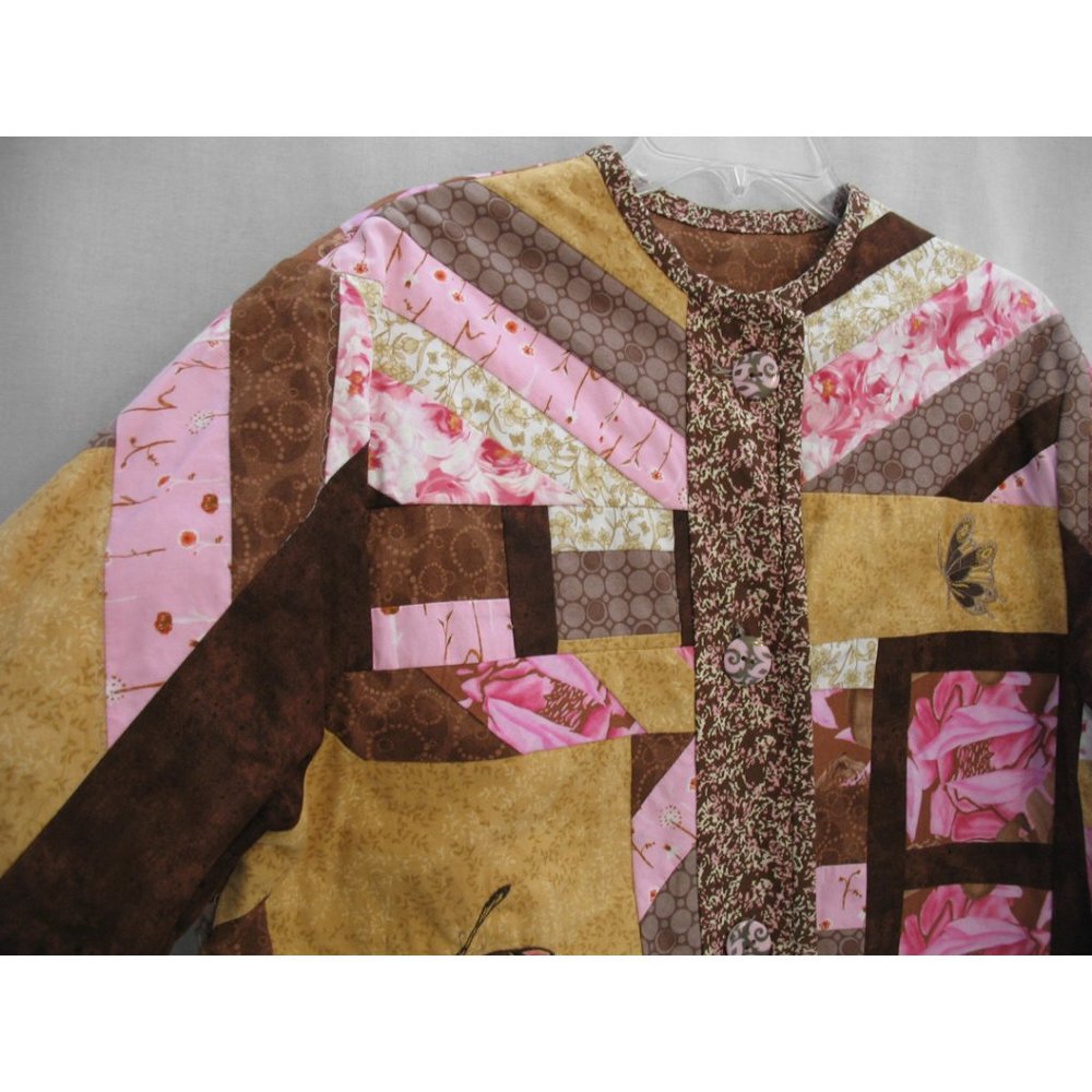 Patchwork Butterfly Theme Jacket Custom Made Wome… - image 2